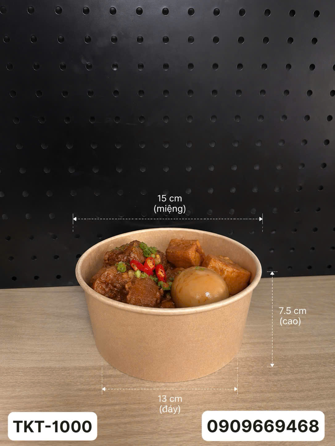 TÔ GIẤY KRAFT NÂU THƯJC PHẨM